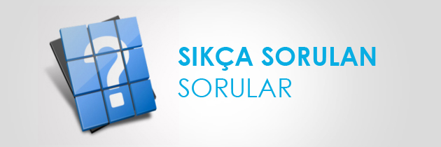 sık sorulan sorular